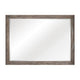 Cady Accent Mirror | 50" | Recessed Frame Molding | Gray