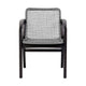 Tye Dining Chair | 25’’ | Gray Rope Seat | Dark Eucalyptus Wood BM295637