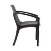 Tye Dining Chair | 25’’ | Gray Rope Seat | Dark Eucalyptus Wood BM295637