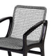 Tye Dining Chair | 25" | Gray Rope Seat | Dark Eucalyptus Wood