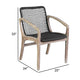 Tye Dining Chair | 25’’ | Dark Gray Rope Seat | Light Eucalyptus BM295641