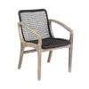 Tye Dining Chair | 25’’ | Dark Gray Rope Seat | Light Eucalyptus BM295641