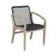 Tye Dining Chair | 25’’ | Dark Gray Rope Seat | Light Eucalyptus BM295641