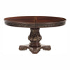 Ellie Dining Table | 60–76" | Round Extendable | Cherry Brown