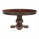 Ellie Dining Table | 60–76" | Round Extendable | Cherry Brown