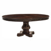Ellie Dining Table | 60–76" | Round Extendable | Cherry Brown