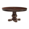 Ellie Dining Table | 60–76" | Round Extendable | Cherry Brown