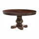 Ellie Dining Table | 60–76" | Round Extendable | Cherry Brown