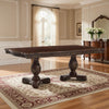 Ellie Dining Table | 86–114" | Rectangular Extendable | Cherry Brown
