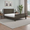 Gage Traditional California King Sleigh Bed, Wood Frame, Stained Gray By Casagear Home