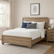 Queen Bed | Contemporary | Panel Headboard | Natural Brown Wood