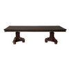 Finn Dining Table | 84–112" | Extendable | Dual Pedestal | Brown