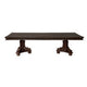 Finn Dining Table | 84–112" | Extendable | Dual Pedestal | Brown