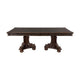 Finn Dining Table | 84–112" | Extendable | Dual Pedestal | Brown