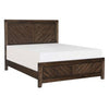 Bitsy Queen Bed | Modern | Plank Design | Espresso Finish