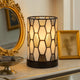 Eli Accent Lamp | 9" | Hand Painted Tiffany Shade | Bronze