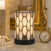 Eli Accent Lamp | 9" | Hand Painted Tiffany Shade | Bronze