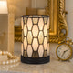 Eli Accent Lamp | 9" | Hand Painted Tiffany Shade | Bronze