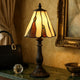 Eli Accent Lamp | 14" | Scalloped Tiffany Shade | Dark Bronze