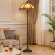 Eli Floor Lamp | 60" | Tiffany Shade | Dual Light | Bronze
