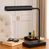 Dyna Desk Lamp | 18" | LED | Wireless USB Port | Matte Black