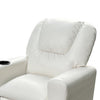 Nik Youth Recliner Chair Cup Holder Padded Seat and Back White BM296012
