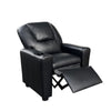 Nik Youth Recliner Chair Cup Holder Padded Seat and Back Black BM296013