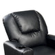 Nik Youth Recliner Chair Cup Holder Padded Seat and Back Black BM296013