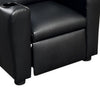 Nik Youth Recliner Chair Cup Holder Padded Seat and Back Black BM296013