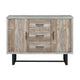 Sideboard Console Cabinet | 47" | 3 Drawers | Gray Faux Concrete