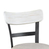 Ashley Zane Counter Stool 25’’ Swivel Round Seat White Wood Frame BM296616