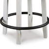 Ashley Zane Counter Stool 25’’ Swivel Round Seat White Wood Frame BM296616