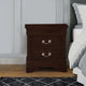 Nim Nightstand | 24" | 2 Drawers | Bail Handles | Cappuccino Brown