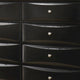 Ica 59 Inch Wide Dresser 8 Chambered Drawers Felt Lined Modern Black BM296756
