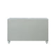 Gina 62 Inch Wide Dresser 6 Fretwork Drawers Mirror Trim Silver Finish BM296758
