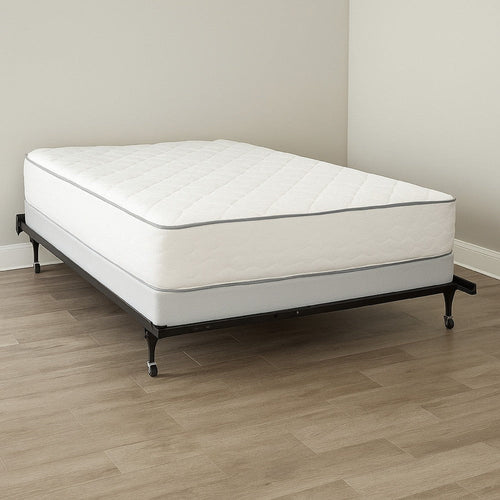 Nit Bed Frame | Twin/Full | Caster Wheels | Black Metal