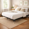 Bed Frame | Queen/King | 6 Legs | Adjustable Glides | Matte Black