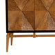 Col Sideboard Cabinet | 60" | 4 Doors | Vintage Gold | Brown Black