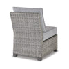 Outdoor Accent Chair | 24’’ | Gray Cushions | Resin Wicker Frame BM296963