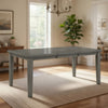 Elin Dining Table | 60–78" | Extendable | Distressed Gray Wood