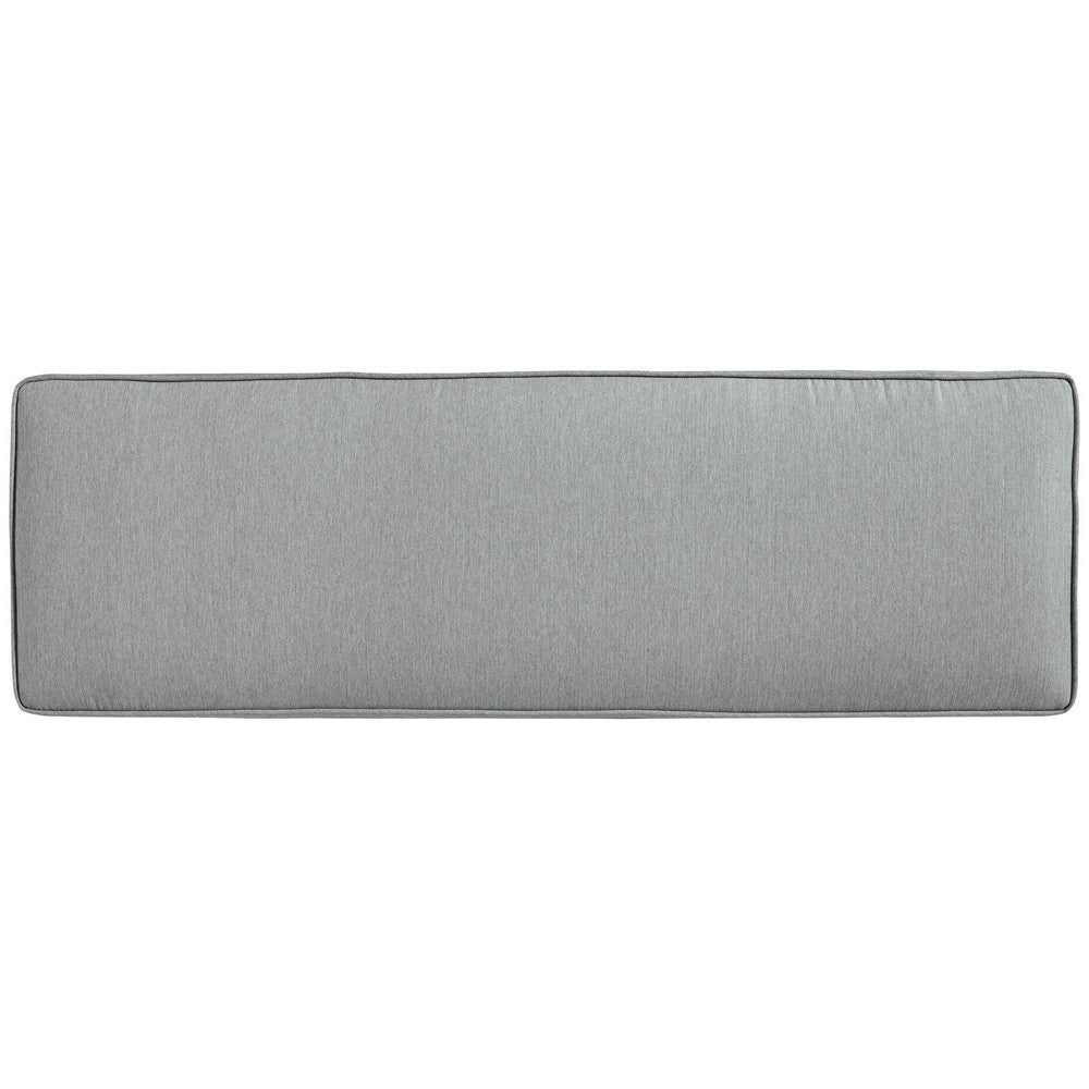Asp Outdoor Bench | 54’’ | Aluminum Frame | Gray Cushion BM296993