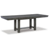 Ibis 62-86 Inch Extendable Dining Table, Rectangular Plank Top, Gray Wood By Casagear Home