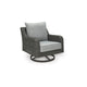 Asp Swivel Lounge Chair | 32" | Outdoor | Aluminum Frame | Gray