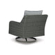 Asp Swivel Lounge Chair | 32" | Outdoor | Aluminum Frame | Gray