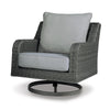 Asp Swivel Lounge Chair | 32’’ | Outdoor | Aluminum Frame | Gray BM297012
