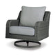 Asp Swivel Lounge Chair | 32’’ | Outdoor | Aluminum Frame | Gray BM297012