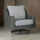 Asp Swivel Lounge Chair | 32" | Outdoor | Aluminum Frame | Gray