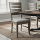 Lyla 19 Inch Side Chair, Set of 2, Ladderback Style, Rustic Gray Wood