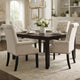 Ali 27 Inch Accent Armchair, Light Gray Fabric Button Tufted Rolled Back