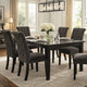 Ali 20 Inch Set of 2 Side Chairs, Brown Rolled Back, Deep Button Tufting